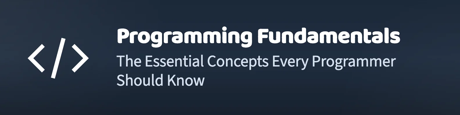Programming Fundamentals